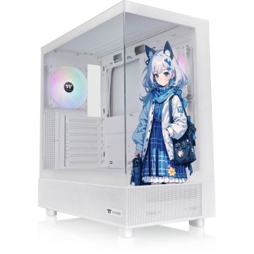 Thermaltake View 270 SP Edition Datora korpuss, ATX/mATX/ITX, caurspīdīgs sānu panelis, balts