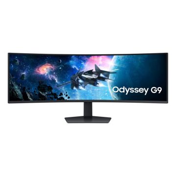 Samsung S49CG954EU Grafiskais monitors, 49", Dual QHD 5120x1440 izšķirtspēja, 120Hz, VA panelis, izliekts ekrāns, melns