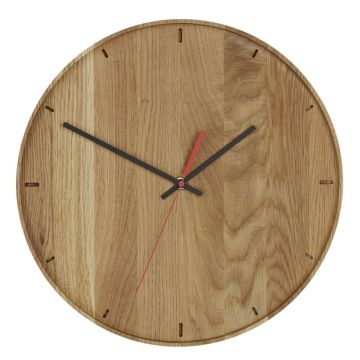 TFA 60.3070.01 Wall clock solid oak