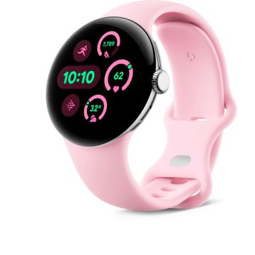 Google Pixel Watch 3 LTE Viedpulkstenis, 41mm, AMOLED Ekrāns, 24h Baterija, EKG, GPS, Wear OS, Lazdu Riekstu