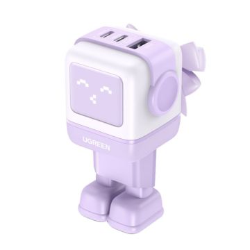Ugreen Uno RG 65W 3-Port GaN Fast Charger EU purple