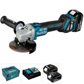 Makita DGA513RT3J akumulatora leņķa slīpmašīna