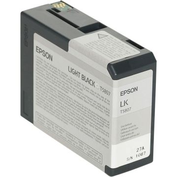 Epson tinte light black T580 80 ml T5807