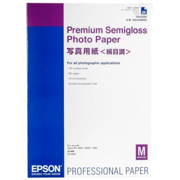 Epson Premium Semigloss Photo A2, 25 loksnes, 251g S042093