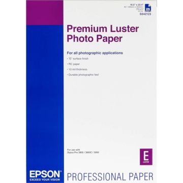 Epson Premium Luster foto papīrs A2 25 loksnes, 250g S042123