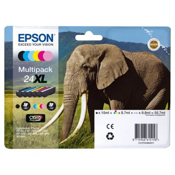 Epson Multipack XL Claria Photo HD BK/C/M/Y/LC/LM T243 T2438