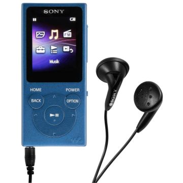 Sony NW-E394L MP3 atskaņotājs, 8GB iebūvētā atmiņa, zils