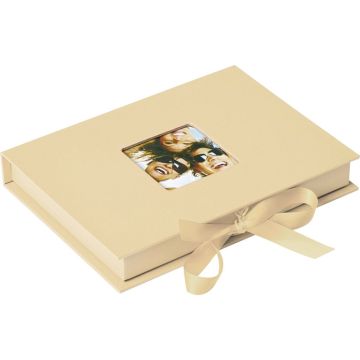 Walther Present Box Fun Dāvanu kaste ar foto albumu, 70 foto, 13x18 cm, krēmkrāsas, FB112H