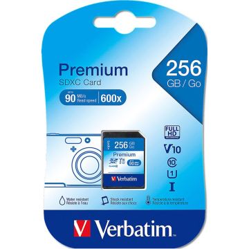 Verbatim SDXC Card 256GB Class 10