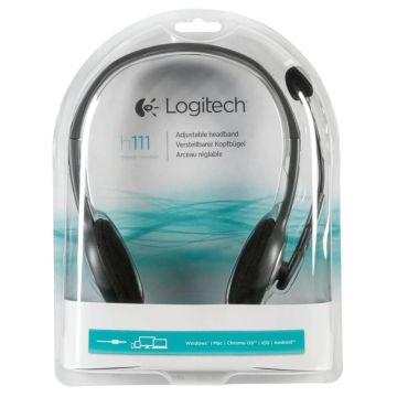 Logitech H111 Stereo Austiņas ar Mikrofonu