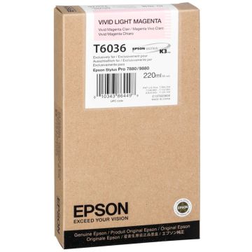 Epson tinte vivid light magenta T603 220 ml T6036