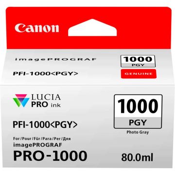 Canon PFI-1000 printera kasetne PGY photo grey