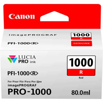 Canon PFI-1000 printera kasetne R sarkans