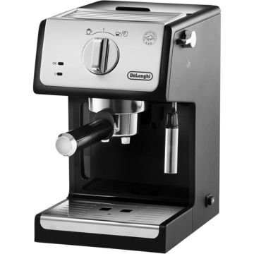 DeLonghi ECP33.21.BK sviras espresso automāts, 15 bar, manuāla vadība, melns