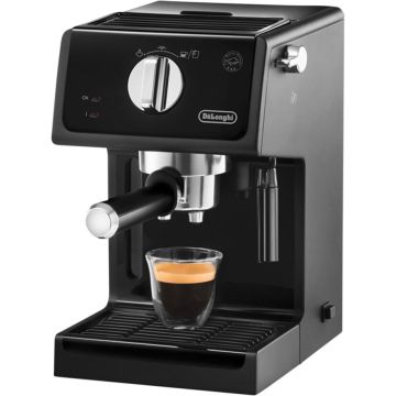 DeLonghi ECP31.21 sviras espresso automāts, 15 bar, manuāla vadība, melns