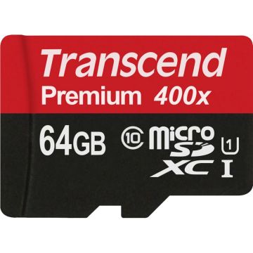 Transcend MicroSDXC karte 64GB Class 10 UHS-I