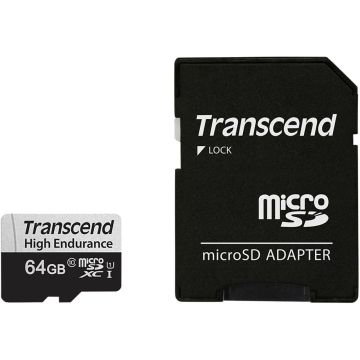 Transcend microSDXC 350V 64GB Class 10 UHS-I U1