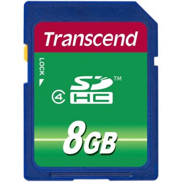 Transcend SD Karte SDHC 8GB Class 4