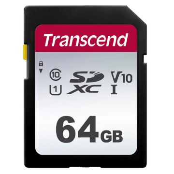 Transcend SDXC 300S 64GB Class 10 UHS-I U1 atmiņas karte