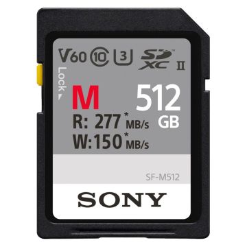 Sony SDXC M sērijas 512GB UHS-II klases 10 U3 V60