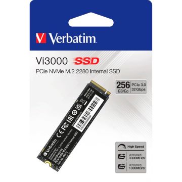 Verbatim Vi3000 M.2 SSD 256GB PCIe NVMe 49373