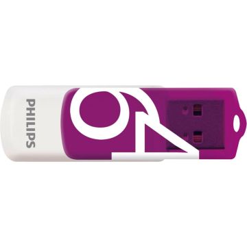 Philips USB 2.0 64GB Vivid Edition lillā