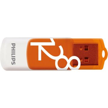 Philips USB 2.0 128GB Vivid Edition oranžs