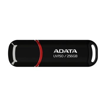 ADATA USB 3.2 Zibatmiņa UV150 256GB Melna AUV150-256G-RBK