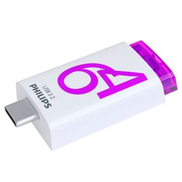 Philips USB 3.2 64GB Click sērijas 64GB Gen 1 USB-C