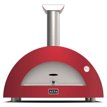 Alfa Forni Moderno 3 Pizze malkas picas krāsns Sarkana