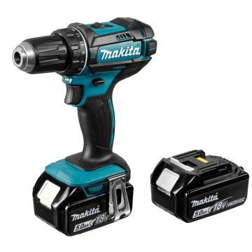 Makita DDF482RTJ 18V 2x BL1850B Cordless Drill Driver bezvadu urbis