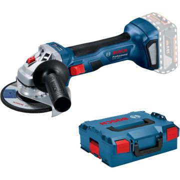 Bosch GWS 18V-7 125mm L-BOXX akumulatoru leņķa slīpmašīna
