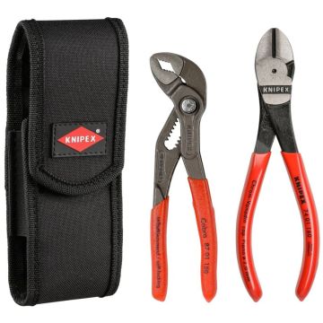 Knipex Mini Knaibles komplekts in belt tool pouch
