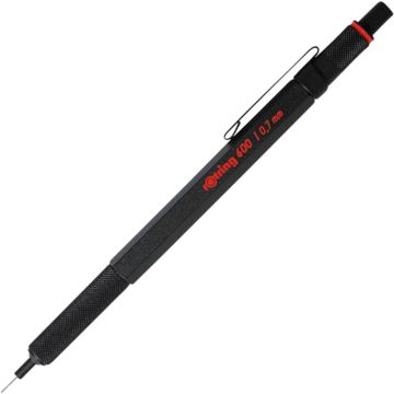 rotring 600 mehāniskais zīmulis melns 0,7mm