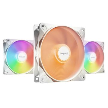 be quiet! Light Wings LX White 120mm PWM Triple-Pack Datora ventilatoru komplekts, 3x120mm, balti