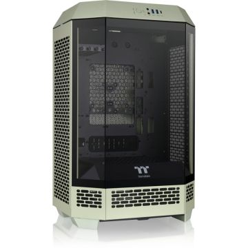 Thermaltake The Tower 300 Datora korpuss, ATX/mATX/ITX, zaļš