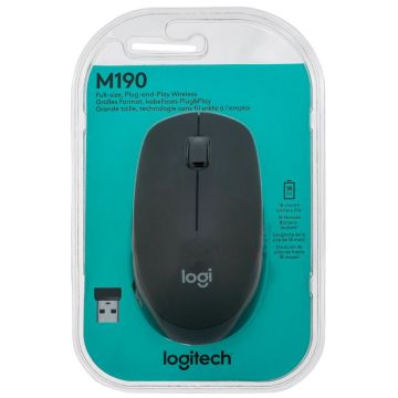 Logitech M190 Bezvadu pele, Anthracīts