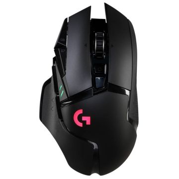 Logitech G502 Lightspeed Wireless Bezvadu spēļu pele, optiskā, 25600 DPI