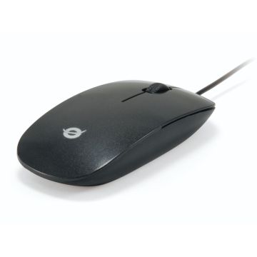 Conceptronic optiskā pele, 1000 DPI, ar vadu, Ikdienas, Melna