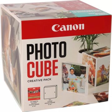 Canon PP-201 Photo Cube radošuma paka, 13x13cm, baltā/zilā, 40 loksnes