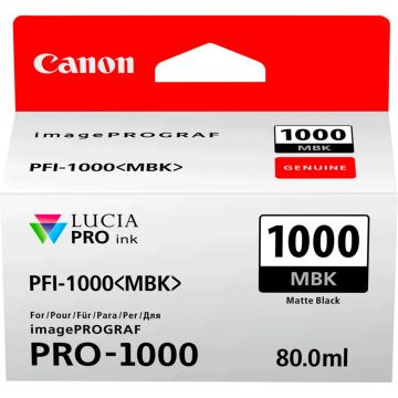 Canon PFI-1000 printera kasetne MBK matēti melns