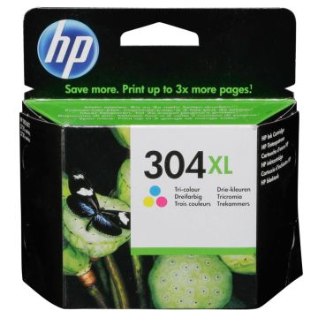 HP N9K07AE tinte 3-krāsas No. 304 XL