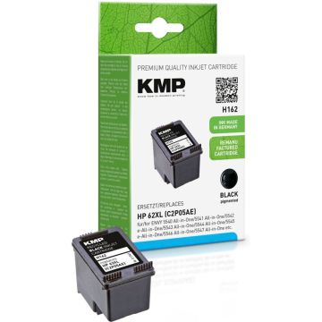 KMP H162 tinte black compatible with HP C2P05AE 62 XL