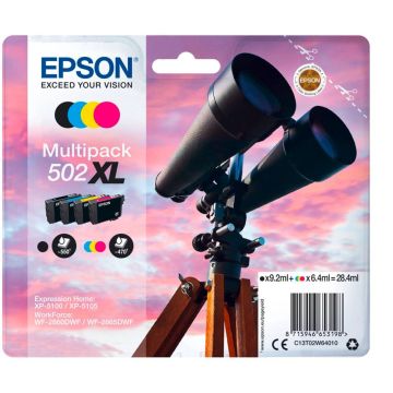 Epson Multipaka BK/C/M/Y 502 XL T02W6