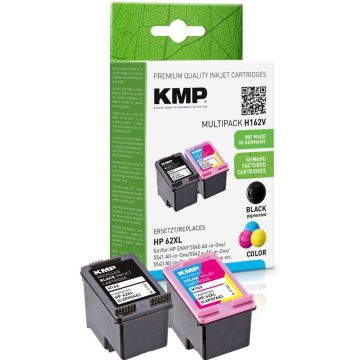KMP H162V Promo Pack BK/Color comp. ar HP C2P05AE/C2P07AE