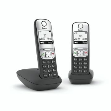 Gigaset A690 Duo Bezvadu Telefonu Komplekts, Melns