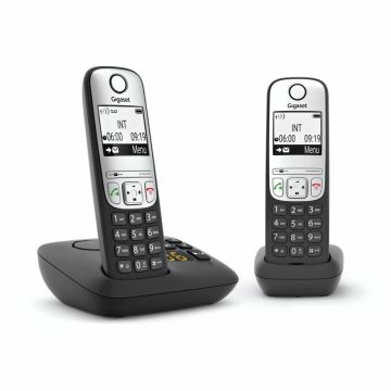 Gigaset A690 A Duo bezvadu tālruņu komplekts, melns