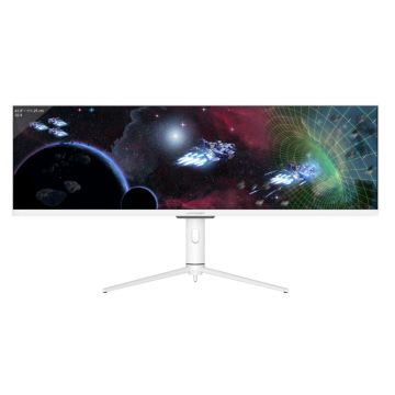 LC-Power LC-M44DFHD-120 Spēļu monitors, 44", Dual Full HD 3840x1080 izšķirtspēja, 120Hz, VA panelis, izliekts ekrāns, melns