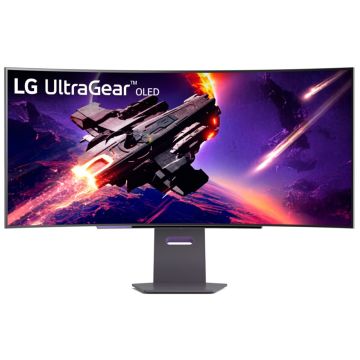 LG 45GS95QX-B Spēļu monitors 45" (114.3 cm) WQHD 3440x1440px (Full HD 1920x1080), 240Hz, OLED panelis, izliekts