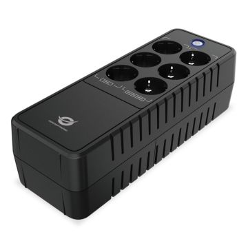 Conceptronic UPS Nepārtrauktās barošanas bloks birojam, 360W, 2 x IEC, Melns